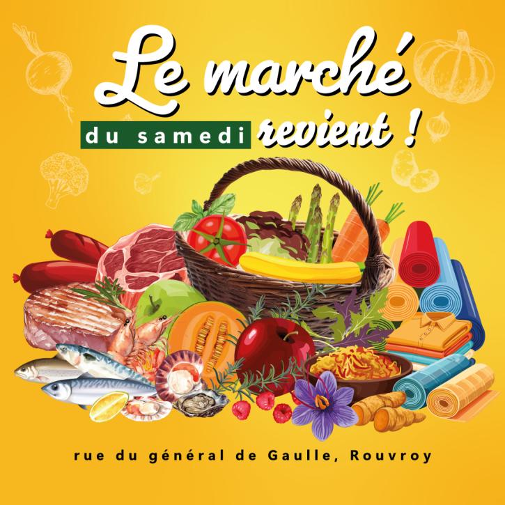 Le marché du samedi revient