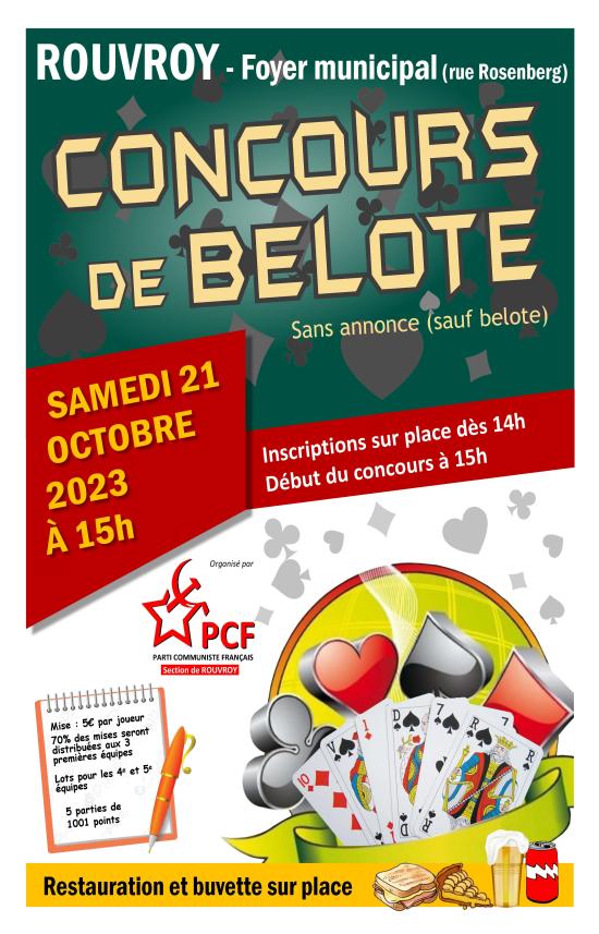 Concours de belote