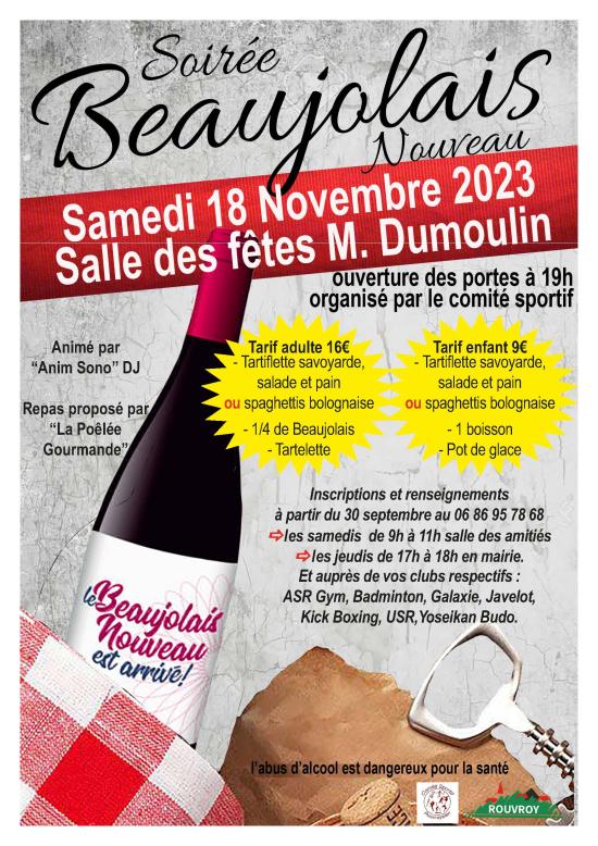 Le Beaujolais nouveau est arrivé !